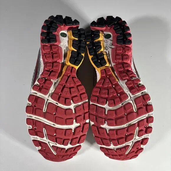 Brooks Ghost 6 Running Shoes (Men’s Size 11)  Gray, Red, Yellow Sneakers - Picture 7 of 7